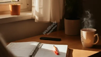 Weekend planning routine for stress-free week at organized home office